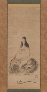 Monju on a Lion, 1400-luvun loppu. tekijältä Shusei