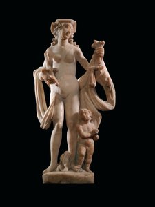 Oikeutta kuvaava allegorinen ryhmä, 1600-luvun toinen puoli (alabasteri) tekijältä Sicilian School