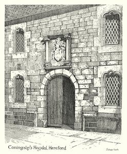 Coningsbyn sairaala, Hereford (kaiverrus)