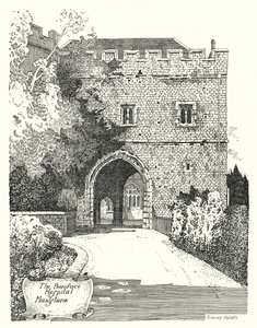 Bonifacen sairaala, Maidstone (kaiverrus) tekijältä Sidney Heath