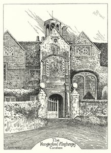 Hungerford Almshouses, Corsham (kaiverrus) tekijältä Sidney Heath