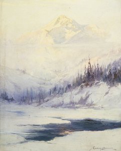 Winter Morning, Mount Mckinley, Alaska tekijältä Sidney Laurence