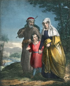 Jeesus palaa vanhempiensa kanssa Nasaretiin.