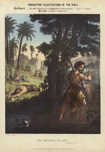 Abelin murha (värillinen kaiverrus)