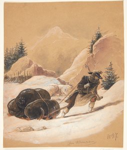 Tanskan kieli: Mies reen kanssa tekijältä Sigmund Ferdinand Ritter von Perger