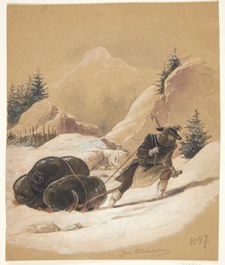 Mies kelkan kanssa tekijältä Sigmund Ferdinand Ritter von Perger