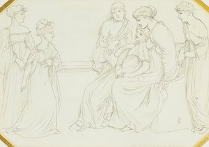 Pieni improvisaatio, 1867 tekijältä Simeon Solomon