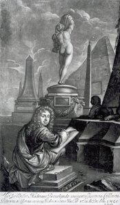 Adrian Beverland, kaiverrettu Isaac Beckettin toimesta. tekijältä Simon (after) Du Bois