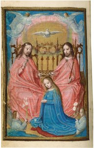 Folio pienoistuntikirjasta, Rooman käyttö, Brugge, 1530-35 tekijältä Simon Bening