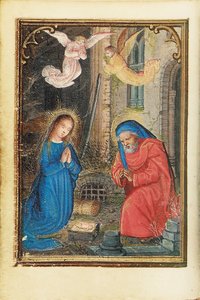 Folio pienoistuntikirjasta, Rooman käyttö, Brugge, 1530-35 tekijältä Simon Bening