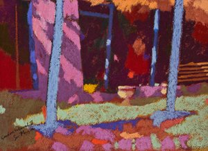 Garden Interval (pastelli paperille) tekijältä Simon Fletcher