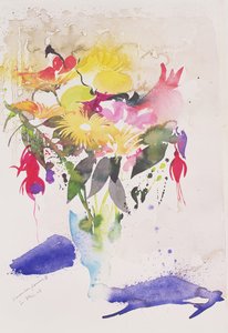 Marraskuun kukat II, 2002 (akvarelli)