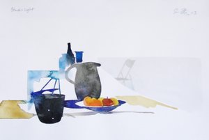 Studio Light (akvarelli paperille)