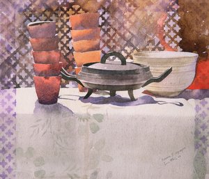 Xema Espagne, 2000 (akvarelli) tekijältä Simon Fletcher