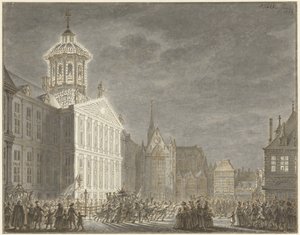 Raatihuoneen valaistus William V:lle ja Preussin Wilhelminalle, 1768