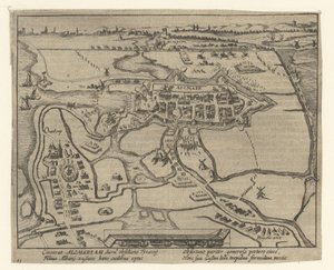 Alkmaarin piiritys, 1573 tekijältä Simon Frisius