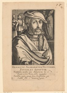 Heinrich Aldegreverin muotokuva tekijältä Simon Frisius