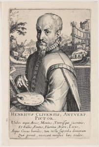 Hendrik van Cleefin muotokuva tekijältä Simon Frisius