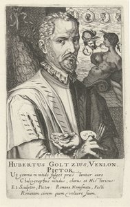 Hubert Goltziuksen muotokuva tekijältä Simon Frisius