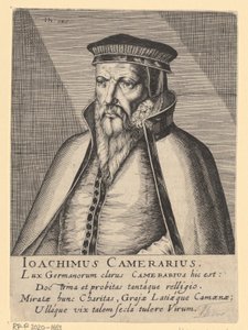 Joachim Camerarius I:n muotokuva tekijältä Simon Frisius