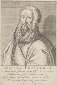 Johann Forsterin muotokuva tekijältä Simon Frisius
