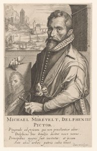 Michiel Miereveltin muotokuva tekijältä Simon Frisius