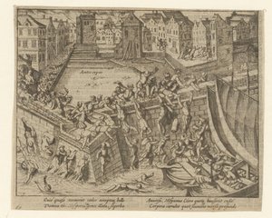 Espanjalainen raivo: asukkaat pakenevat Schelde-joelle, 1576