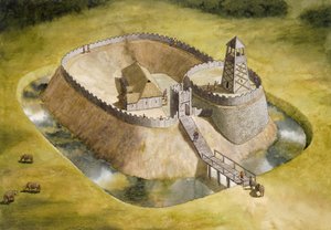 Helmsley Castle, North Yorkshire, 1100-luku 1990-c2010