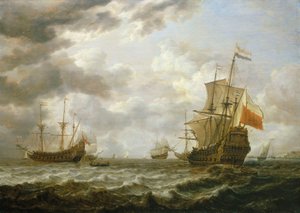 Brederode Hellevoetsluisin edustalla, 1600-luvun puoliväli (maalaus).