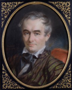 Prosper Merimeen (1803-70) muotokuva 1853 (pastelli paperille)