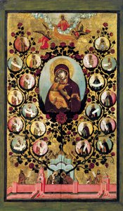 Vladimirin neitsyen apoteoosi, 1668.