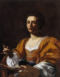 Artemisia Gentileschin muotokuva, 1623-1626.