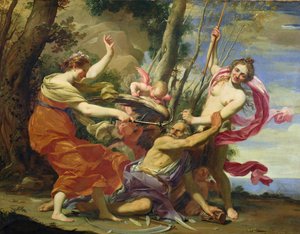 Nuoruuden ja kauneuden voittama aika tekijältä Simon Vouet