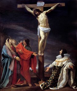 Kuningas Ludvig XIII:n (1601-1643) lupaus Simon Vouetin (1590-1649) maalaus ja työpaja tekijältä Simon Vouet
