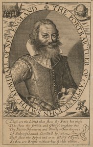John Smith (1579/80-1631), noin 1617 (kaiverrus). tekijältä Simon de (after) Passe