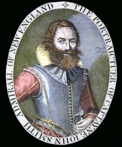 Kapteeni John Smith (1580-1631) (värikaiverrus)