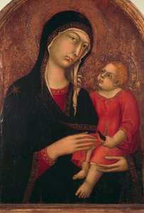 Madonna ja lapsi tekijältä Simone Martini