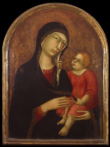 Neitsyt ja lapsi, 1300-luvun ensimmäinen kolmannes. tekijältä Simone Martini di