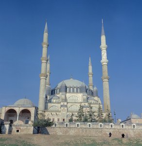 Näkymä moskeijasta, ottomaanien, rakennettu n. 1569-75 tekijältä Sinan
