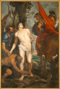 Saint Sebastian matkalla marttyyrikuolemaan, n. 1620.