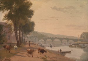 Näkymä Richmond Bridgelle, Thamesilla