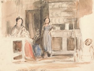 Keittiökohtaus: Dunkerrin, syyskuu 1835 tekijältä Sir David Wilkie