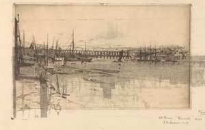 Berwick; Painettu Counterproof of Dundee -paperilla