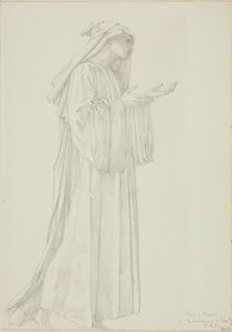 Pyhiinvaeltaja-hahmo Rooman ruusussa tekijältä Sir Edward Burne Jones