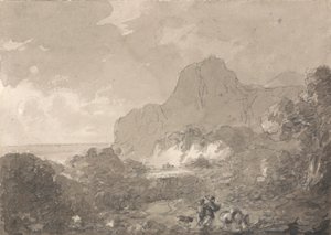 Näkymä Italian rannikolle tekijältä Sir George Howland Beaumont seventh Baronet