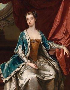 Lady Mary Wortley Montagun muotokuva 1689-1762. tekijältä Sir Gotfrey Kneller