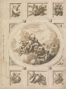 Suunnittelu kattoon Addiscombessa: Bacchus ja Ariadne