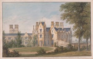 Lilleshall, Shropshire: Näkymä pohjoisesta sisäänkäynnistä ja länsirintamasta