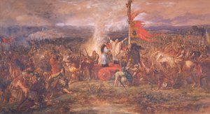 Battle of the Standard, Northallerton, Yorkshire, 22. elokuuta 1138, 1880. tekijältä Sir John Gilbert