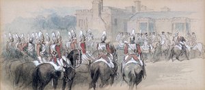 "Mounted Escort at St James